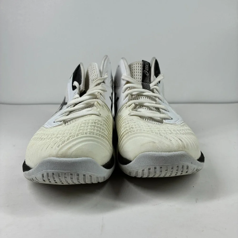 ASICS Netburner Ballistic FF MT 3 Mens 10.5 White/Black Volleyball Shoe 1051A074